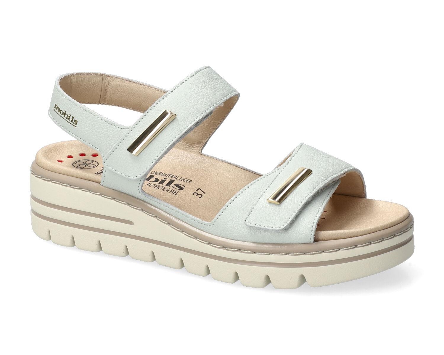 sandales femme modèle Clem Vert eucalyptus - Mephisto